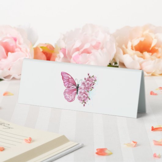 Plaque De Table Flower Butterfly (In SItu (Mariage))