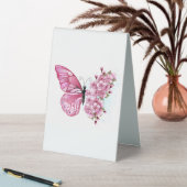 Plaque De Table Flower Butterfly (En SItu (Tableau))