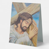 Plaque De Table Foi chrétienne Jésus Christ (Verso)