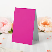 Plaque De Table Fond rose avec idées de conception de bordure noir (In SItu (Mariage))