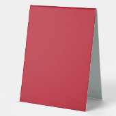 Plaque De Table Fond Rouge Foncé (Recto)