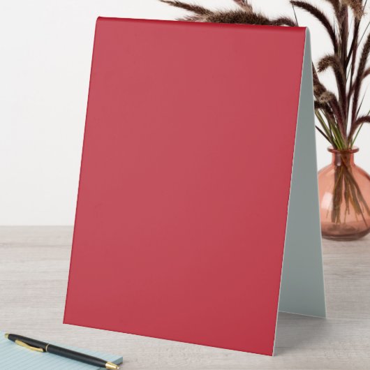 Plaque De Table Fond Rouge Foncé (En SItu (Tableau))