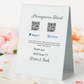 Plaque De Table Fonds de lune de miel venomo paypal don Q R couple (In SItu (Mariage))