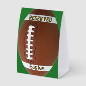 Plaque De Table Football Design Tent Paper Table Sign (Recto)