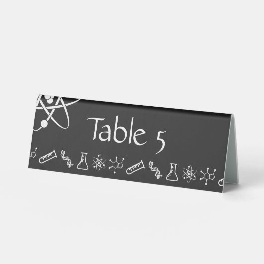 Plaque De Table Forces attractives dans un panneau de tente de tab (Recto)