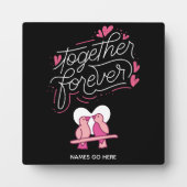 Plaque de table Forever avec de l'Easel (Devant)