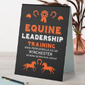 Plaque De Table Formation au leadership équin (En SItu (Tableau))