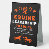 Plaque De Table Formation au leadership équin (Verso)
