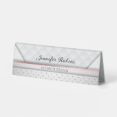 Plaque De Table Formes Diamants De Luxe (Verso)