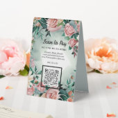 Plaque De Table Fournisseur de Marché Éphémère Scan Pour Payer Cod (In SItu (Mariage))