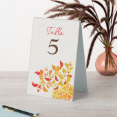 Plaque De Table Fraîcheur Citrus Foliage Mariage (En SItu (Tableau))