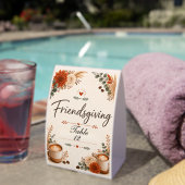 Plaque De Table Friendsgiving (InVersositu (sur table))