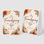 Plaque De Table Friendsgiving (Recto/verso)