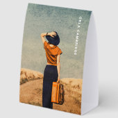 Plaque De Table Full Photo Table Tent | Tabletop Display Stand (Recto)