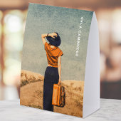 Plaque De Table Full Photo Table Tent | Tabletop Display Stand