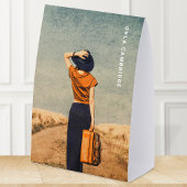 Plaque De Table Full Photo Table Tent | Tabletop Display Stand