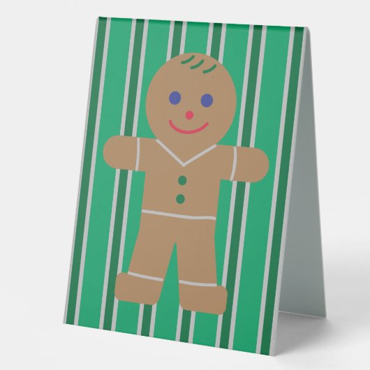 Plaque De Table Fun and Fancy Christmas Gingbread (Recto)