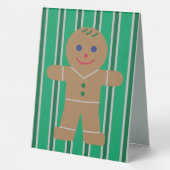 Plaque De Table Fun and Fancy Christmas Gingbread (Verso)