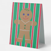 Plaque De Table Fun and Fancy Christmas Gingbread (Verso)