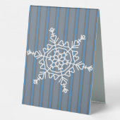Plaque De Table Fun and Fancy Snowflake (Verso)
