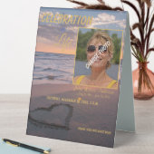 Plaque De Table Funérailles commémoratives branchées Coucher de so (En SItu (Tableau))