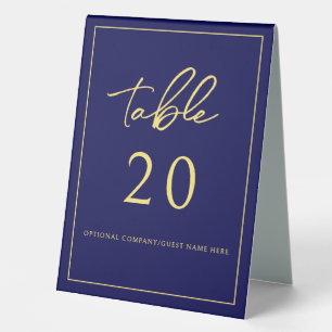 Plaque De Table Gala événement Charity collecte de fonds Elegant B