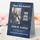 Plaque De Table Galactique Bleu Sci-Fi Auteur Livre Signer (In SItu (Mariage))