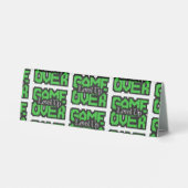 Plaque De Table Game Over, Level Up: Retro Pixel Sandbox Adventure (Verso)