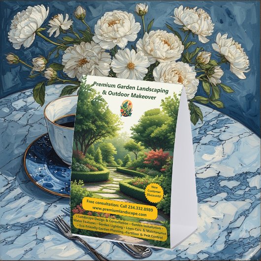 Plaque De Table Garden Installing Landscape Design & Consultation