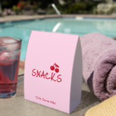 Plaque De Table Girls Gone Mild Pink and Cherry Red Bachelorette   (Insitu (sur table))