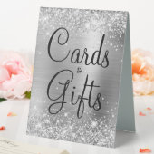 Plaque De Table Glitterie Argent Foil Cartes de mariage et cadeaux (In SItu (Mariage))