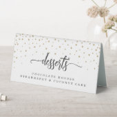 Plaque De Table Gold Stars Rustique Moderne (En SItu (Tableau))