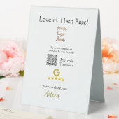 Plaque De Table Google évaluez-nous avis commande achat entreprise (In SItu (Mariage))