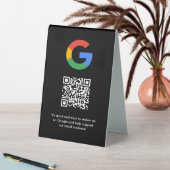 Plaque De Table Google Reviews Tabletop Sign | QR Code Table Tent (En SItu (Tableau))