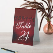 Plaque De Table Gothique Luxe | Lèchement sanguin rouge et noir (En SItu (Tableau))