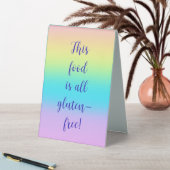 Plaque De Table Gradient de Gorgeous Pastel (En SItu (Tableau))