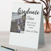 Plaque De Table Graduation ajouter nom classe de 20xx félicitation (En SItu (Tableau))