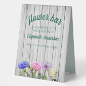Plaque De Table Graduation Garden Party Flower Bar (Recto)