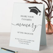 Plaque De Table Graduation Party Favori Mémoire Conseil invité (En SItu (Tableau))