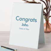 Plaque De Table grand garçon ajouter nom félicitations date année  (En SItu (Tableau))