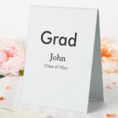 Plaque De Table grand garçon ajouter nom félicitations date année (In SItu (Mariage))