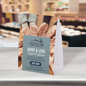 Plaque De Table Grayish Blue Therapy Counseling Your Logo Here