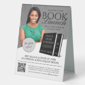 Plaque De Table Grey & White Book Launch Release Promotional (Recto)