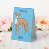 Plaque De Table Greyhound dog (In SItu (Mariage))