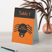 Plaque De Table Halloween Black Spider Custom (En SItu (Tableau))