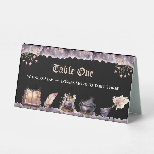 Plaque De Table Halloween Table Un Bunco (Verso)