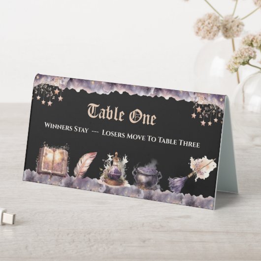 Plaque De Table Halloween Table Un Bunco (En SItu (Tableau))