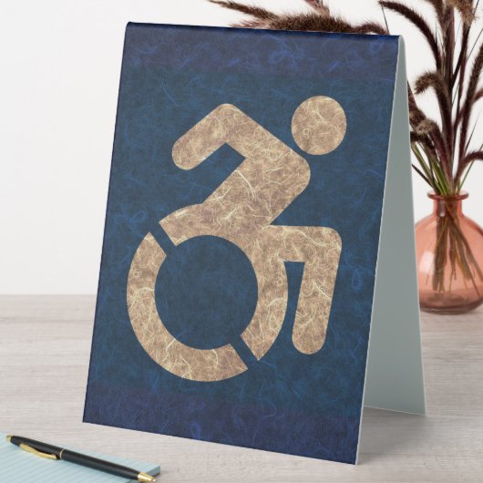 Plaque De Table Handicap Texté (En SItu (Tableau))