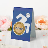 Plaque De Table Handicapés à la retraite (In SItu (Mariage))