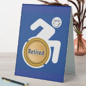 Plaque De Table Handicapés à la retraite (En SItu (Tableau))